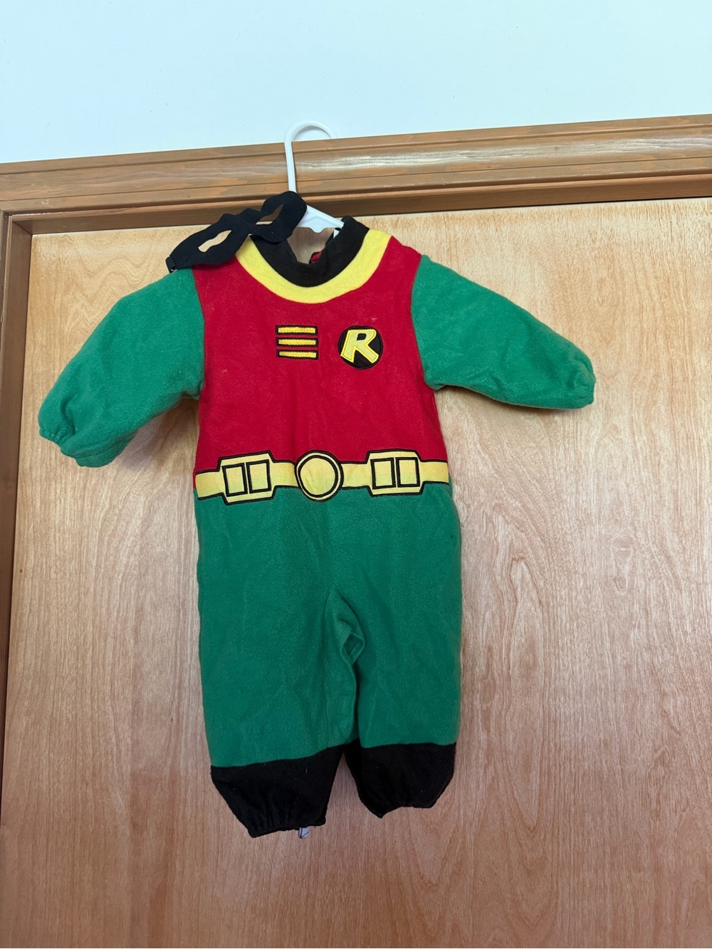 Robin-Inspired Kids Costume - Red & Green